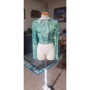 NWOT CHIC ME ULTRA SHEER TOP